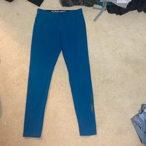 Blue nike leggings